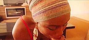 black teen 18+ amateur blowjob cum in mouth