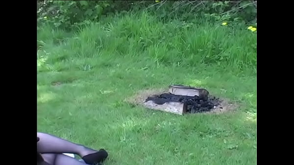 Claire Gets Stripped to Stockings & Spanked at Campsite